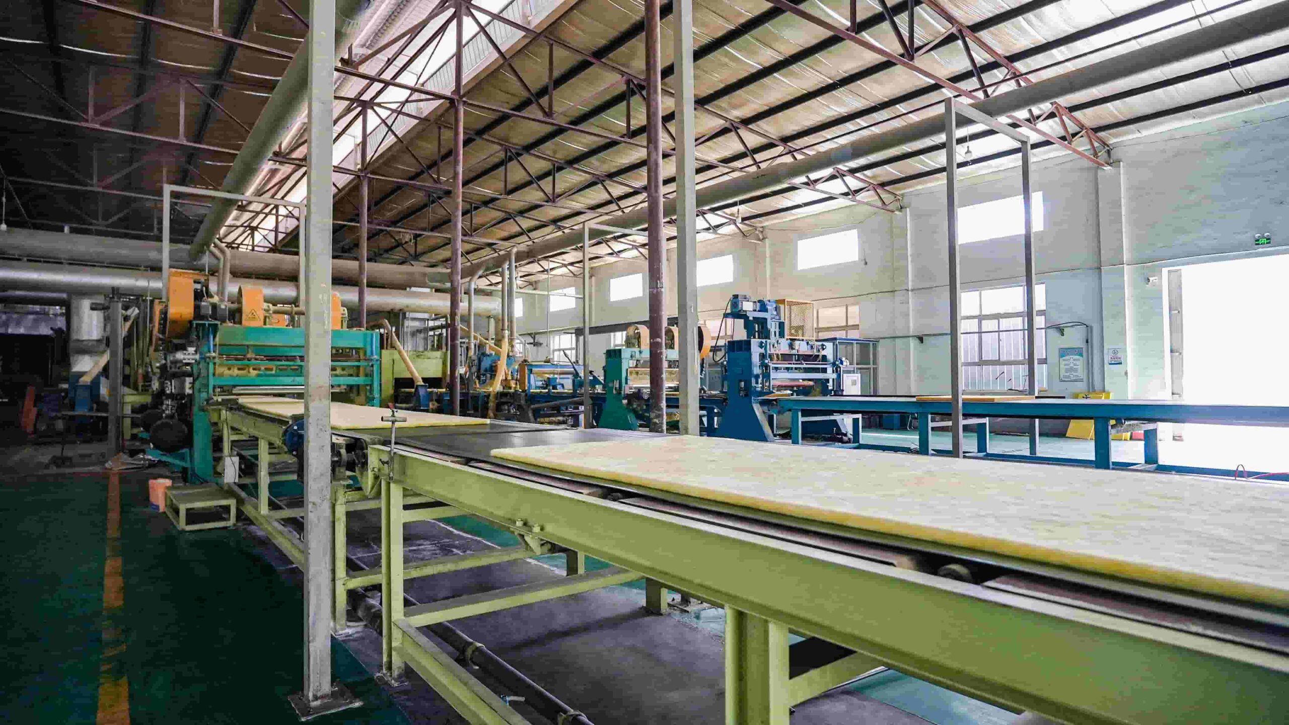 HUAYUE glass wool insulation manufacturing facility