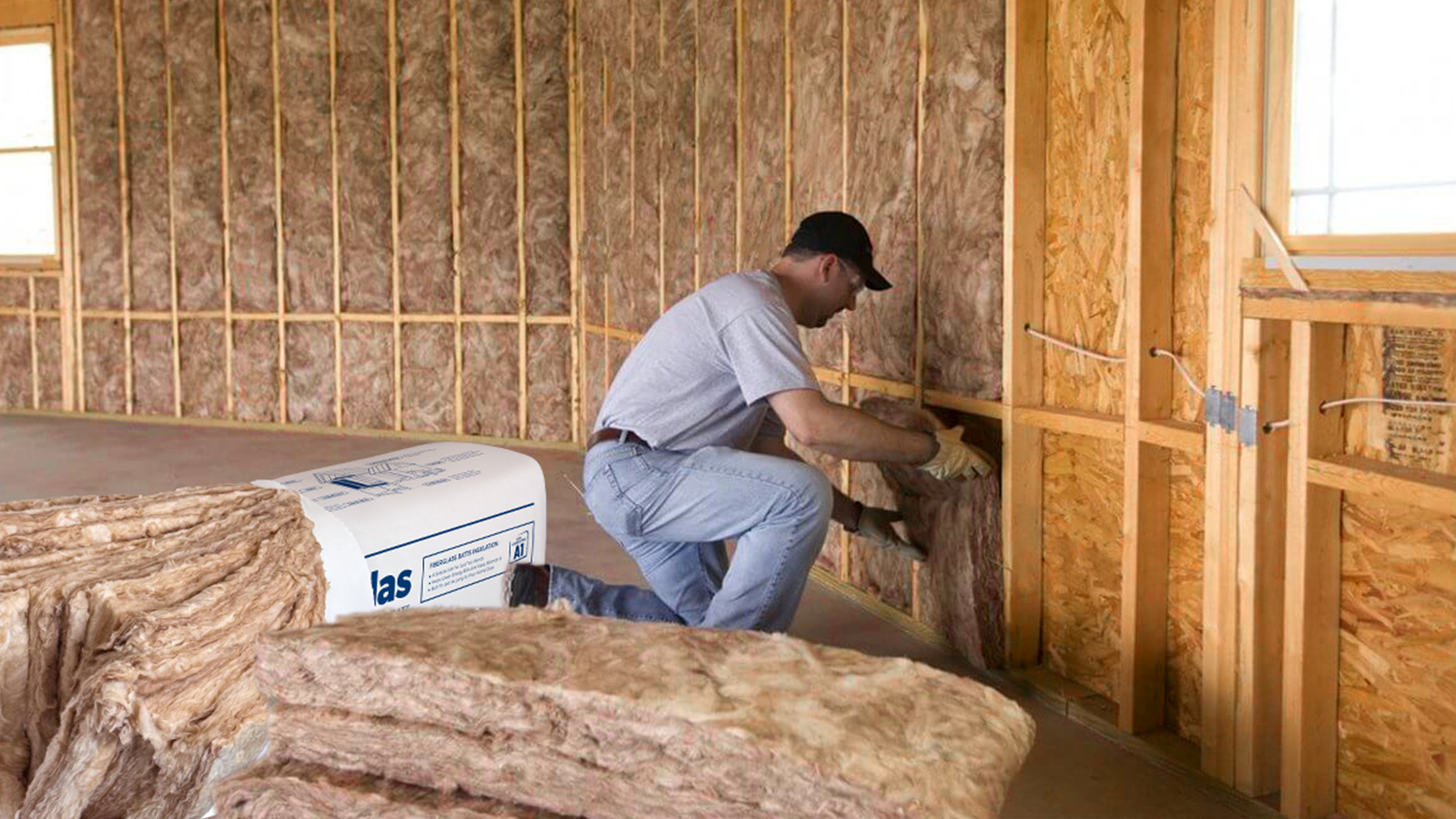 Building envelope insulation applications